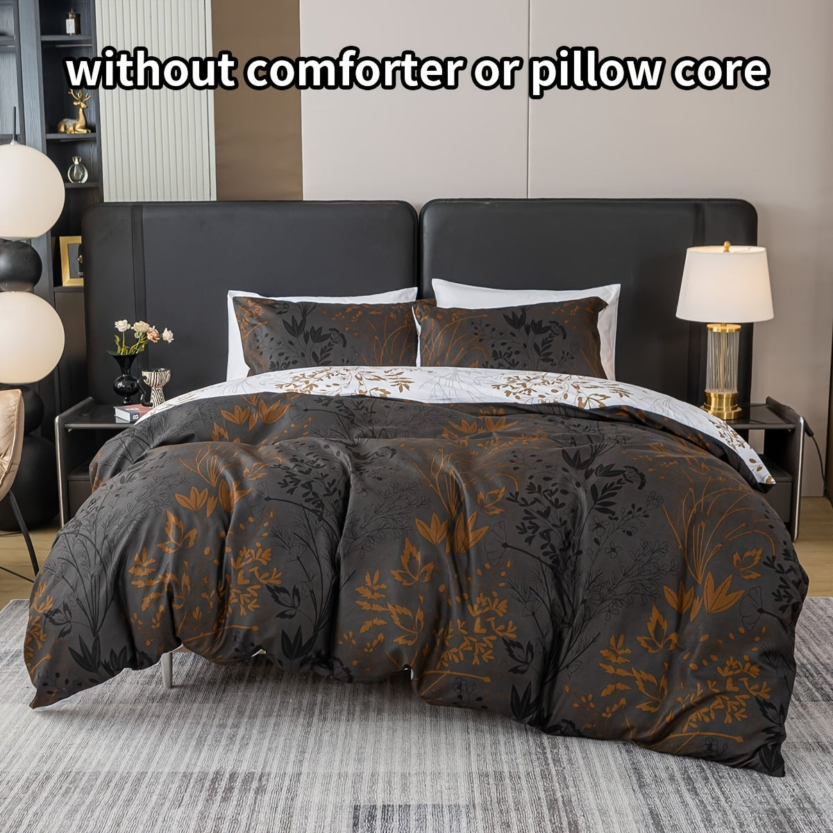 Gul bosma polyester yostiq va yostiqchalari bilan to'liq mavsum uchun yotqizish to'plami