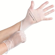 Toza foydalaniladigan qo‘lqoplar Etilen Vinil kukunsiz oziq-ovqat bilan ishlash oshxona pishirish