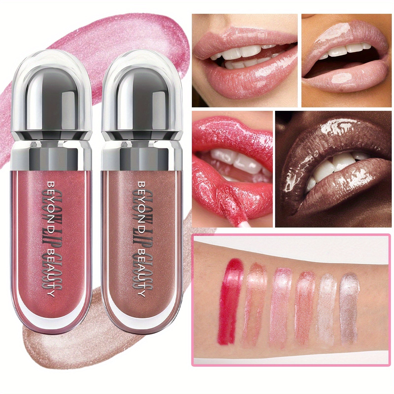 Ayollar uchun namlantiruvchi lab bo'yog'i, Ultra Shine, uzoq davom etadigan Berry