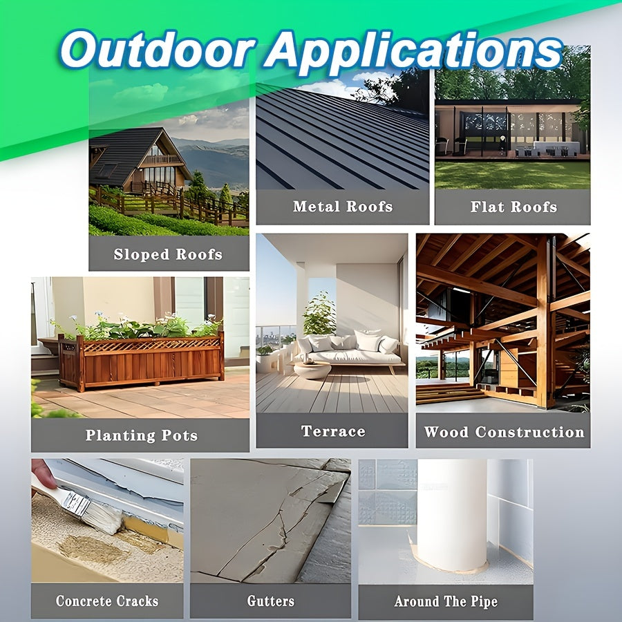 Yuqori elastiklikka ega, tez quriydigan, suv o'tkazmaydigan yopishtiruvchi, binolar, ko'priklar va tunnelardagi yoriqlar va kengayish joylarini ta'mirlash uchun. Ajoyib yopishqoq qobiliyat, tez qotish va ustun elastiklikni taqdim etadi.