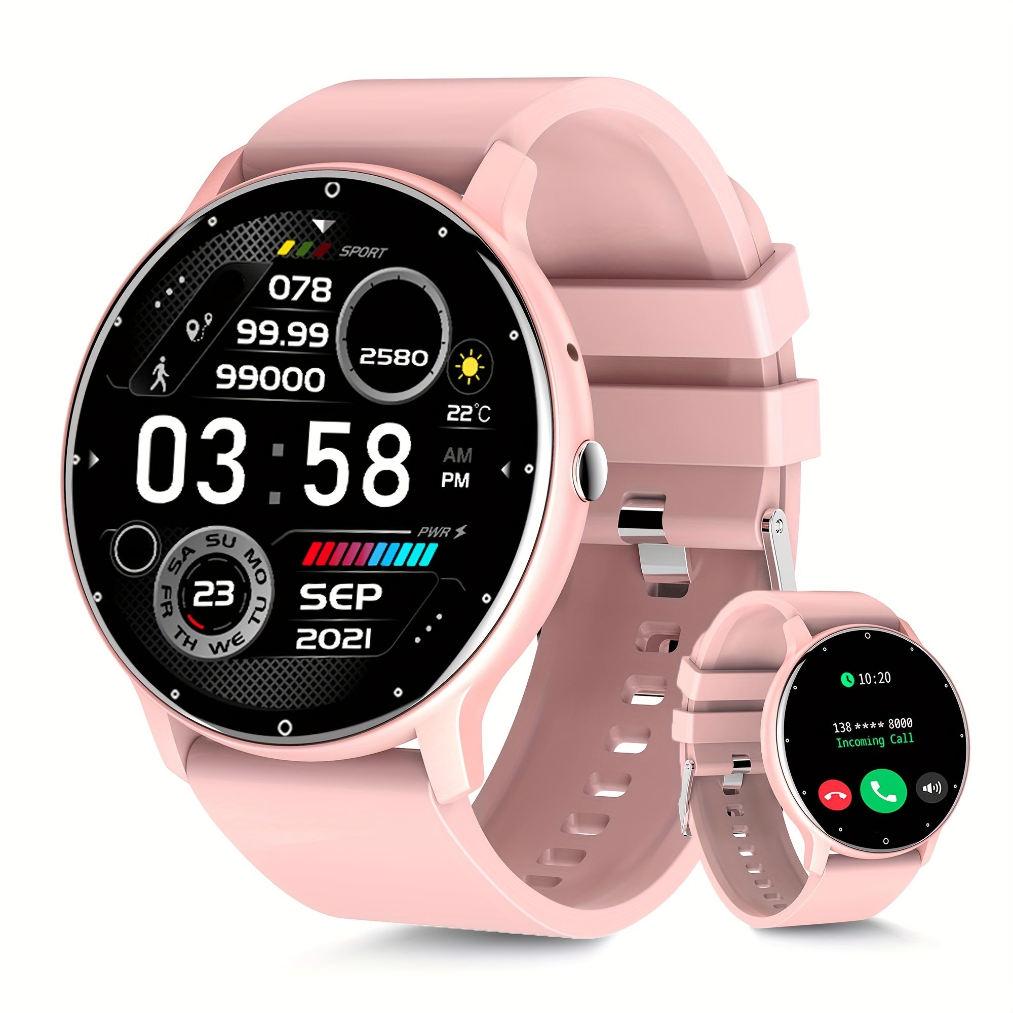Women's Smartwatch with 3.25cm HD Display Fitness Tracker Pedometer and Wireless Calling