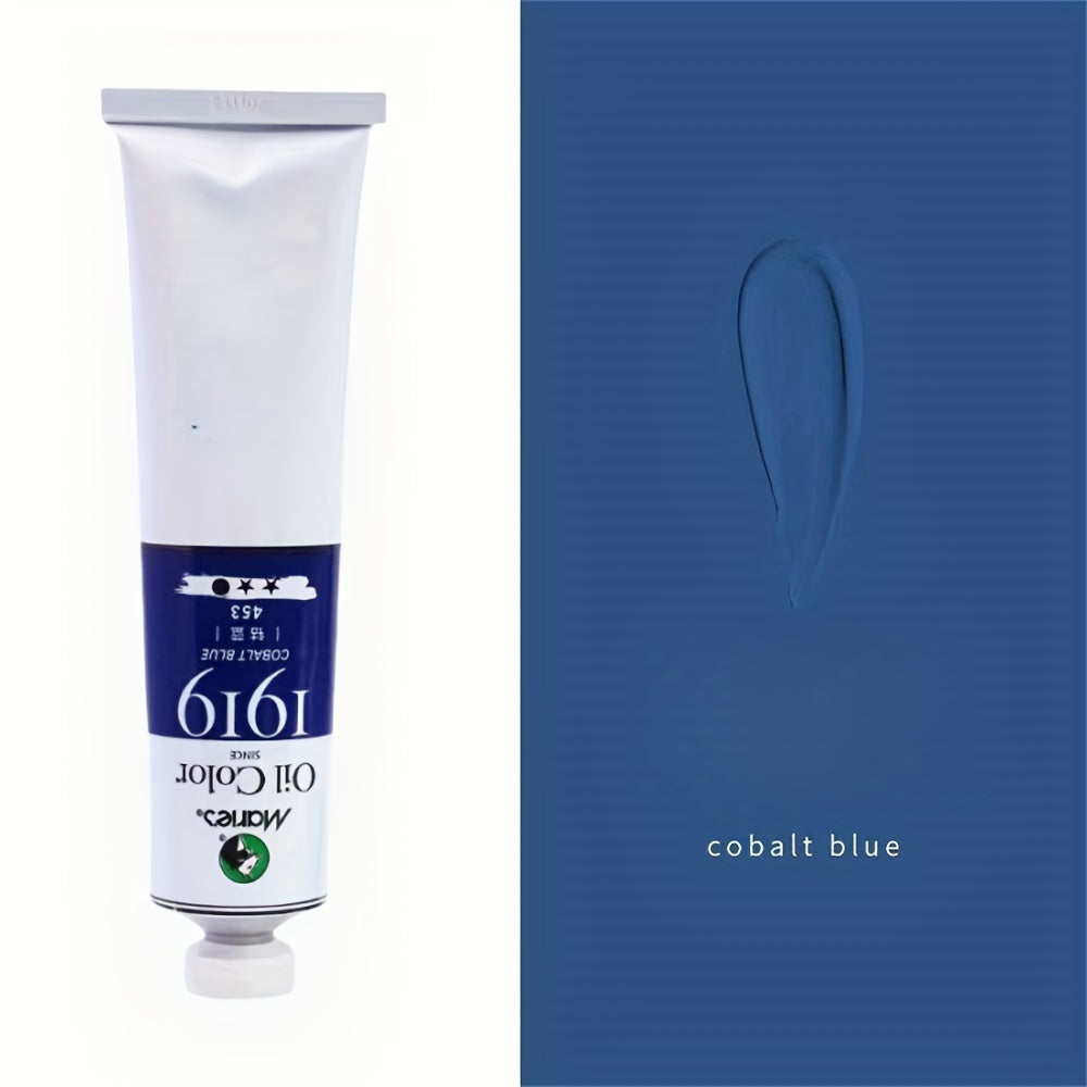 50ml White Oil Paint Tube for Canvas and Graffiti Art Professional Artist Grade