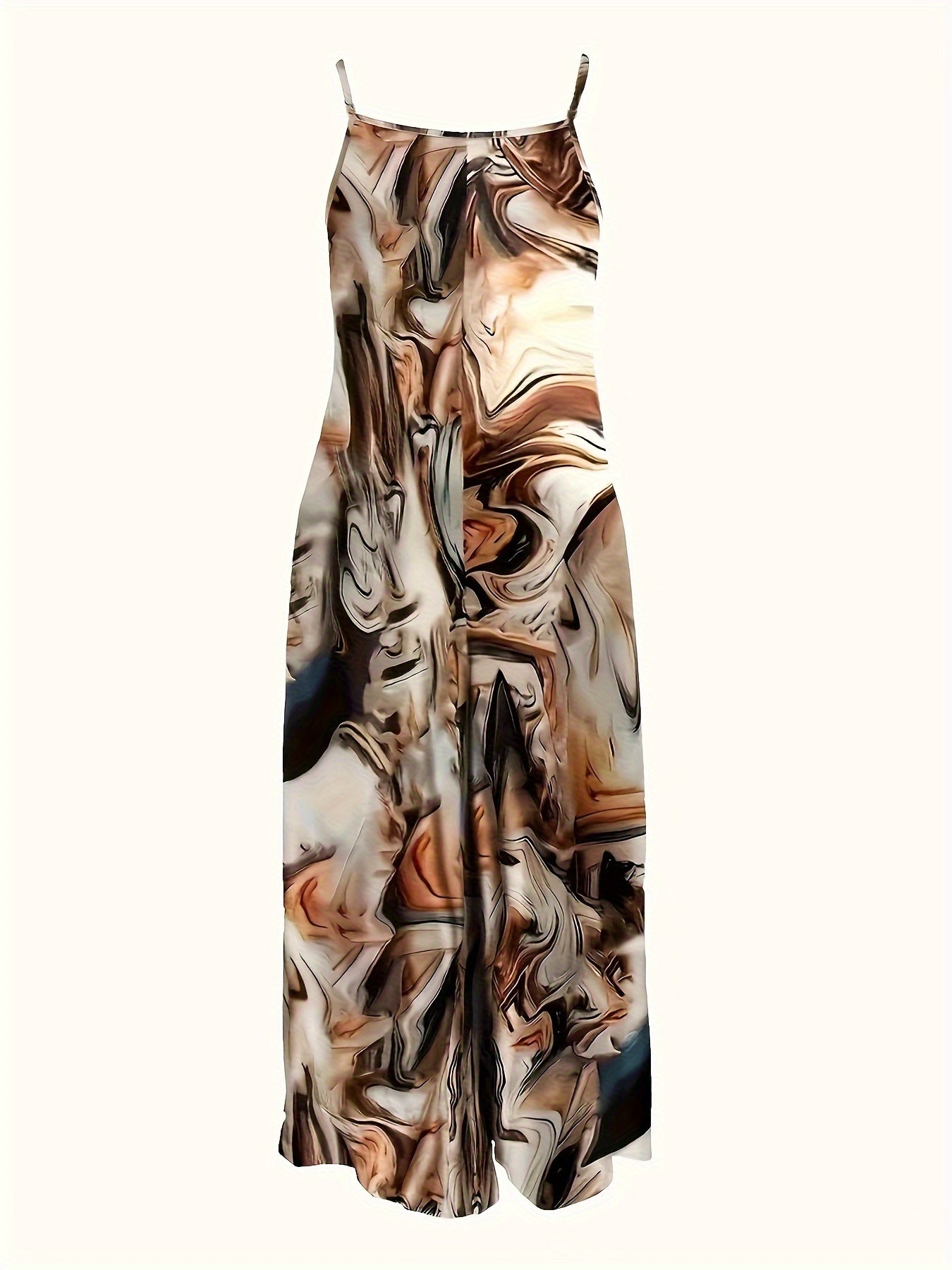 Women's Printed Loose Trousers with Tie Large Size