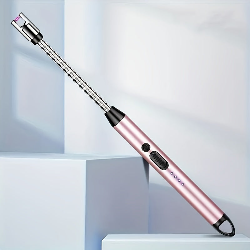 Universal metall USB qayta to'ldiriladigan shamollarga qarshi arc yong'og'i, shamlar va BBQ uchun