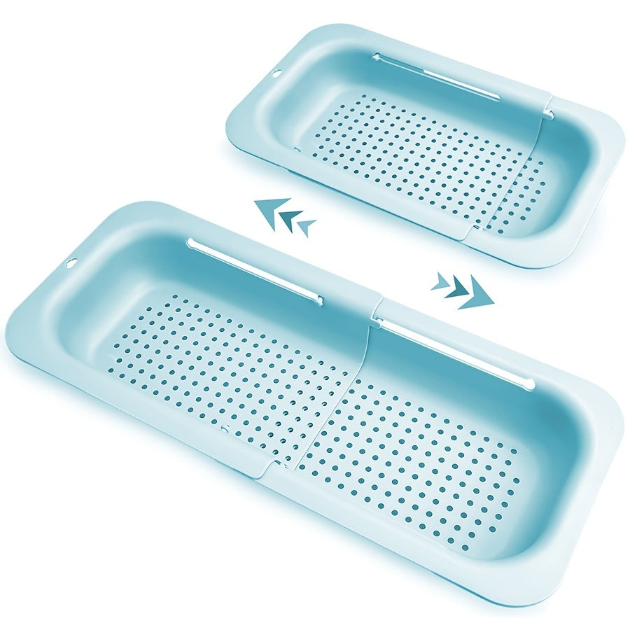 Extendable Collapsible Sink Colander and Strainer for Fruits and Vegetables