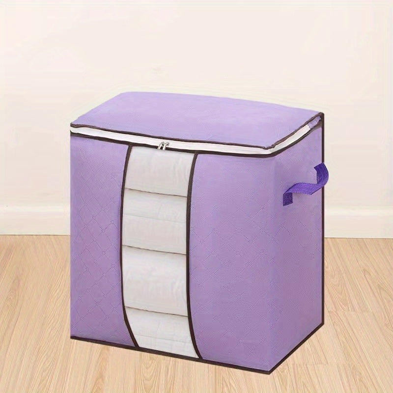 3 qavatli suv o'tkazmaydigan saqlash sumkasi kiyimlar, yostiq va to'shakka mo'ljallangan, changga chidamli tashkilotchi