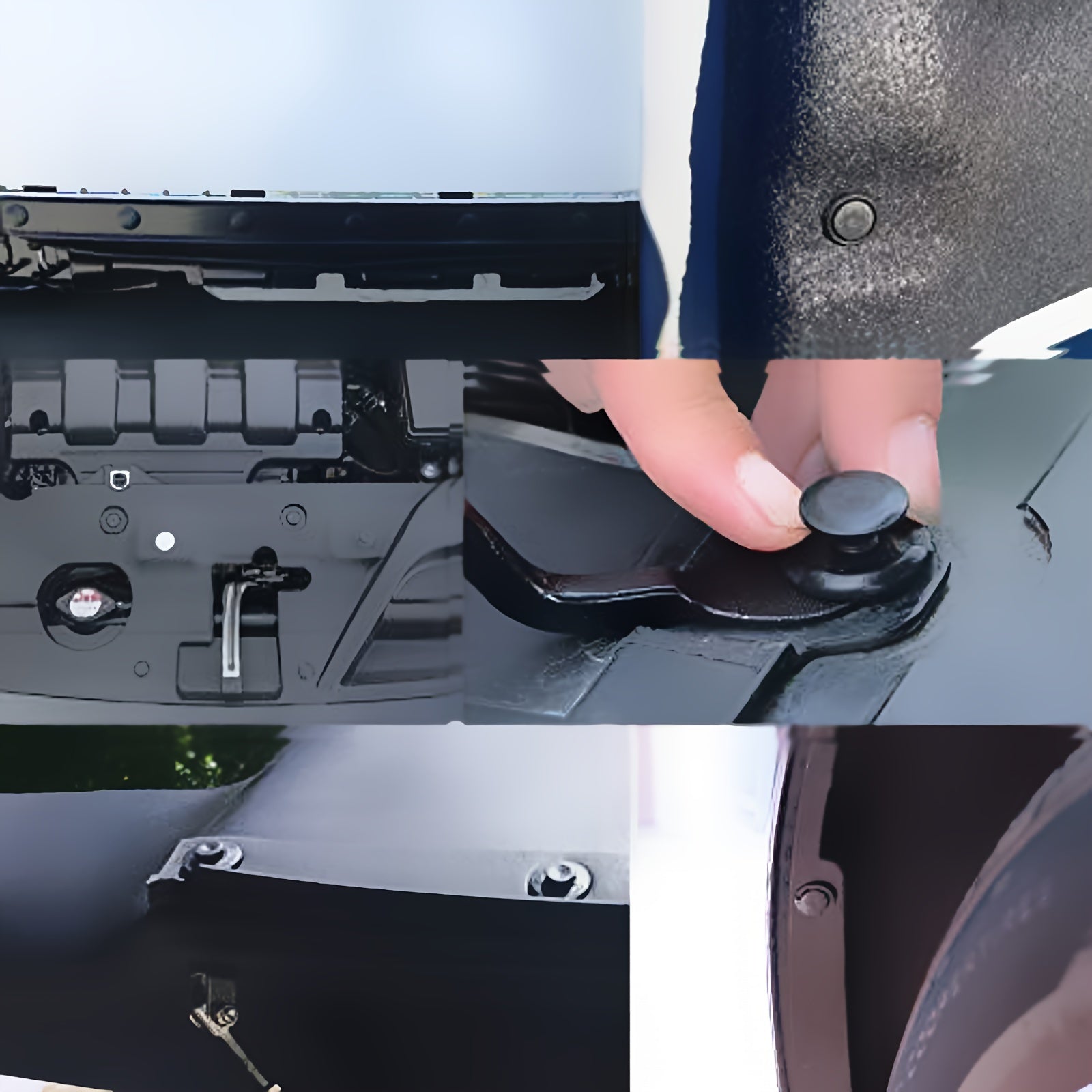 200Pcs Universal Car Fixing Clips Assortment 6mm-10mm Bumper Rivets