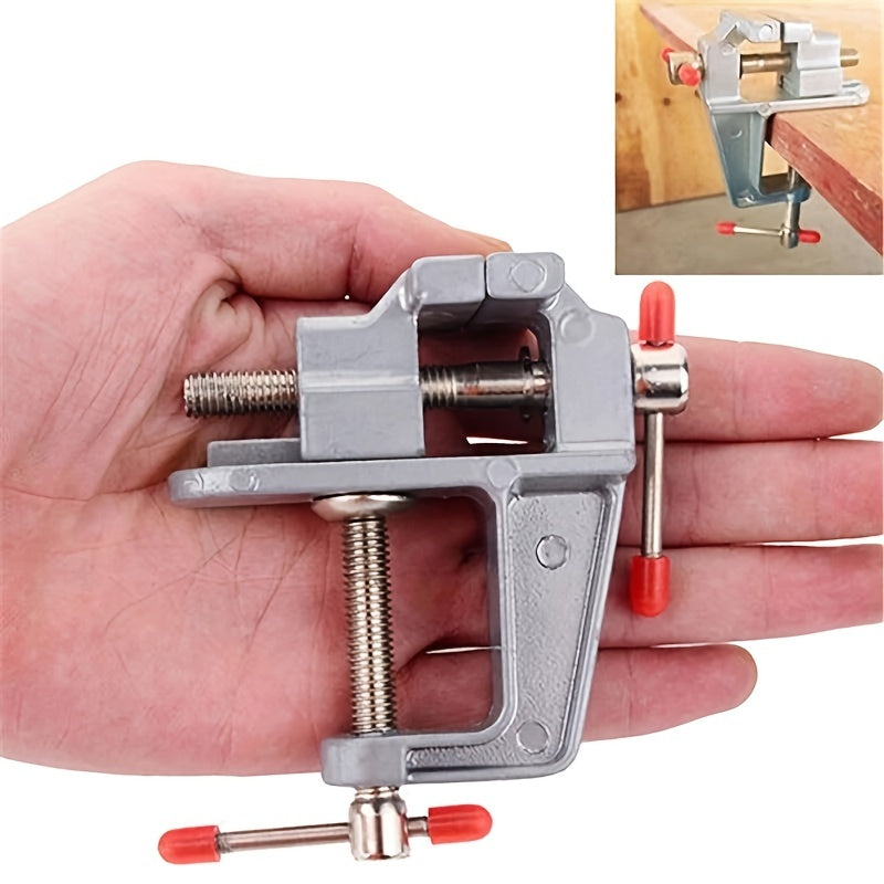 Mini Miniature Bench Vise for DIY Woodworking Jewelry Crafts Aluminum Steel