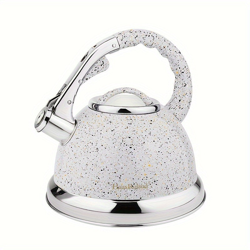 Stainless Steel Whistling Kettle for Gas Stoves, No Electricity Needed