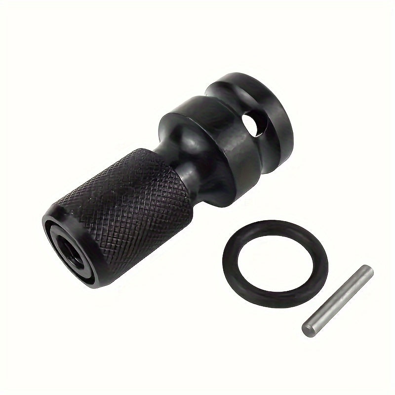 3Pcs Quick Release Power Wrench Adapter Kit 1/2 Inch Square Drive to 1/4 Inch Hex for DIY Projects