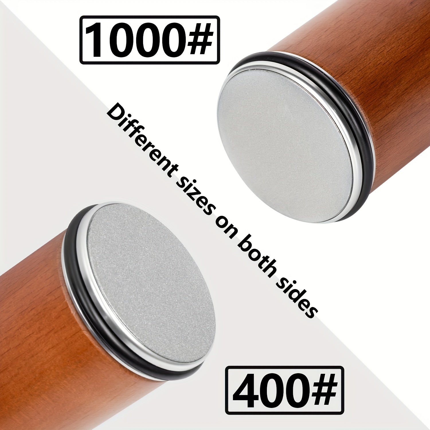 Metal Knife Sharpener with Angle Guide Kit, Manual, Kitchen Use