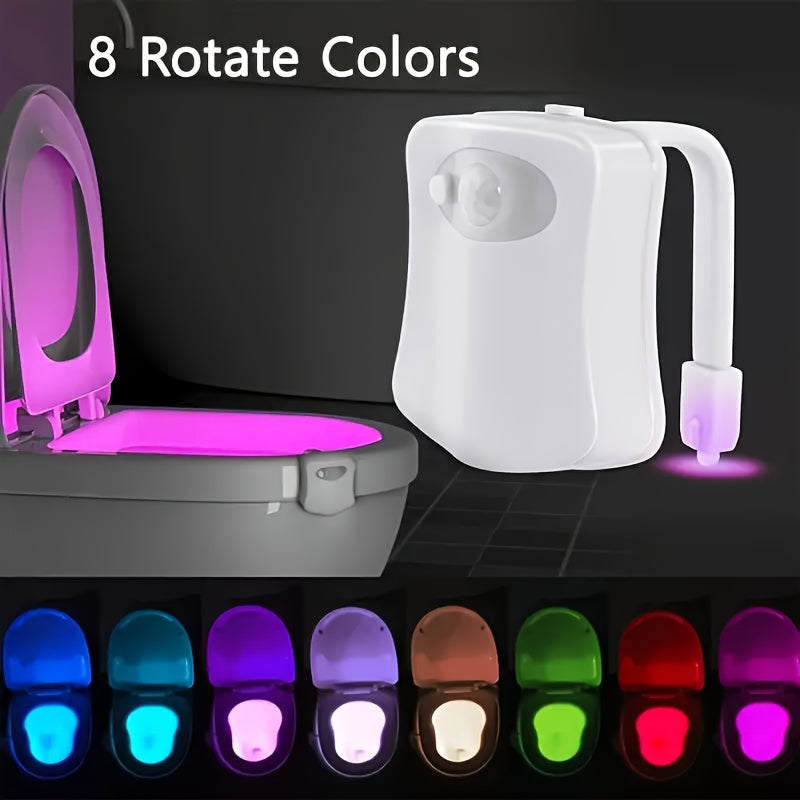LED Night Light with 8 Color Gradient Button Control Battery Powered