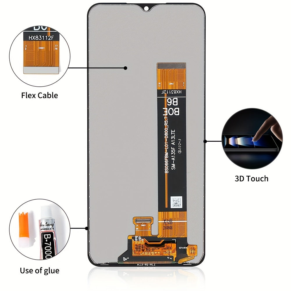 Glass Screen Replacement for Samsung A13 A135 A137 Mobile Phone