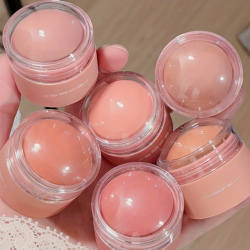Women's Peach Pink Blush Light Mute Face Makeup, Flawless Skin Enhancer