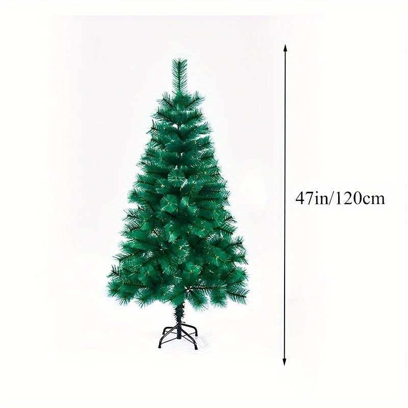Artificial Christmas Tree PVC and Plush Fake Cedar Holiday Decor for Home Office Garden