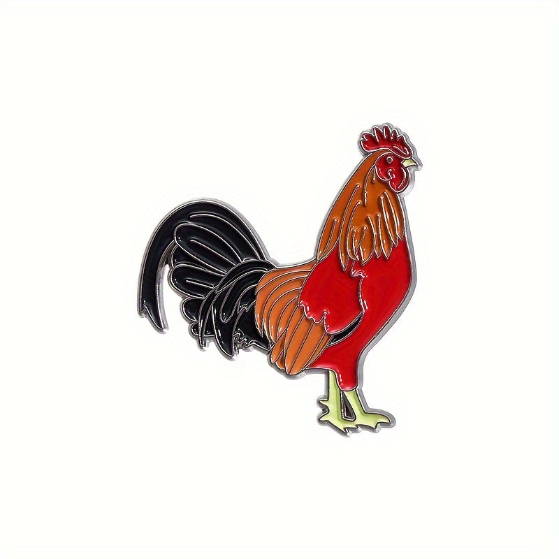 Metal Baseball Cap Pin Set with Mexican Eagle Skull and Chicken Patterns for Hat Decoration