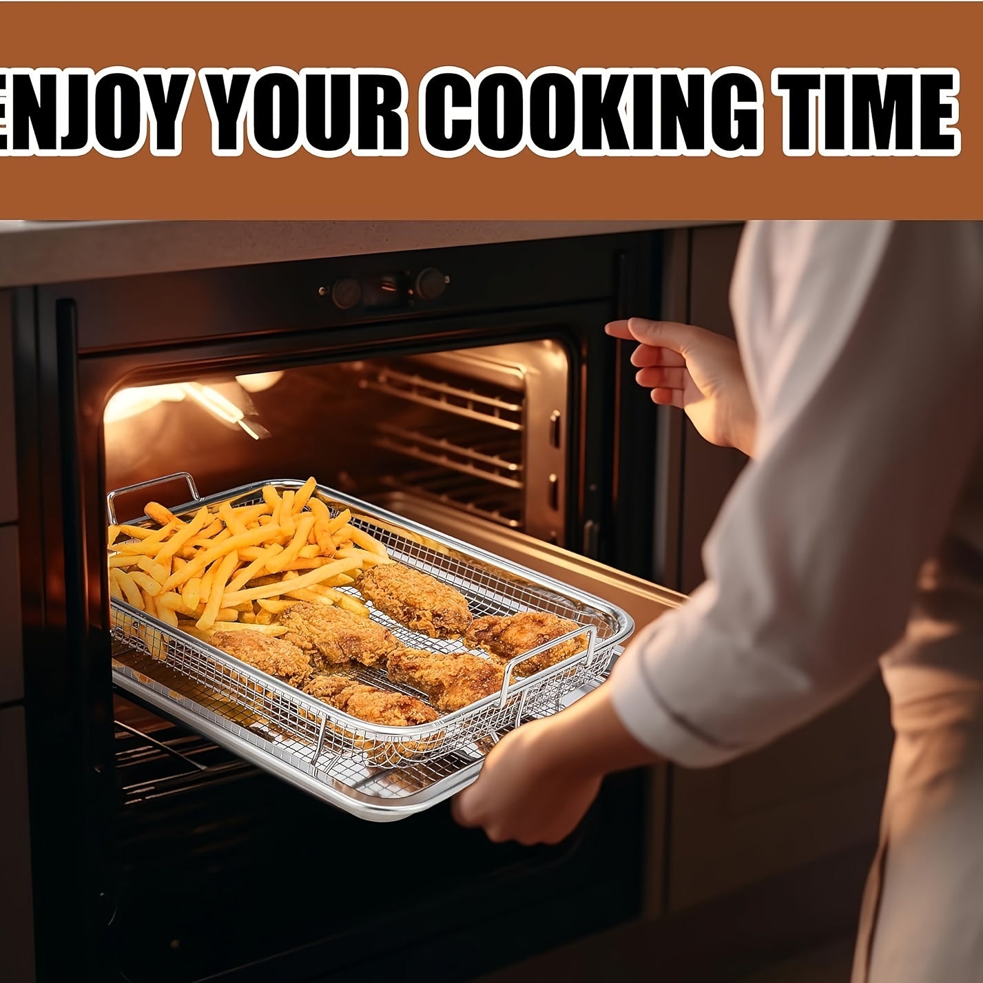 Qattiq po'latdan yasalgan gril savatlari, tutqichlar bilan, sayohat va piknik uchun