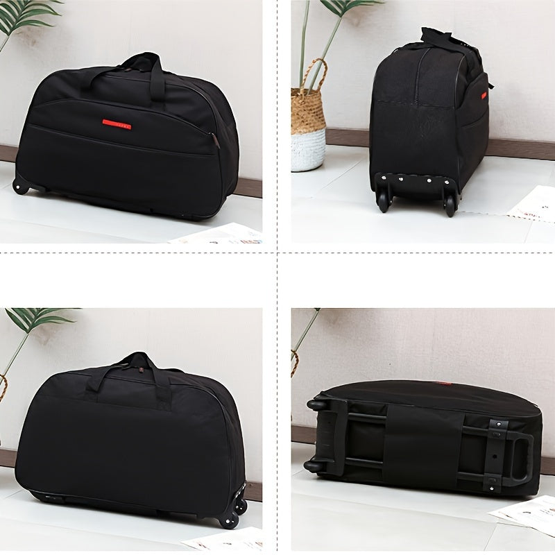 Lightweight Travel Trolley Bag with Large Capacity and Soft Fabric Material