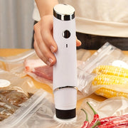 Bolsa de sellado al vacío con batería recargable por USB para conservación de alimentos