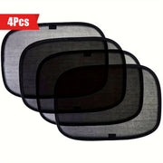 4-Piece UV Protection Car Sun Shades Mesh Side Window Sun Blockers for SUVs R