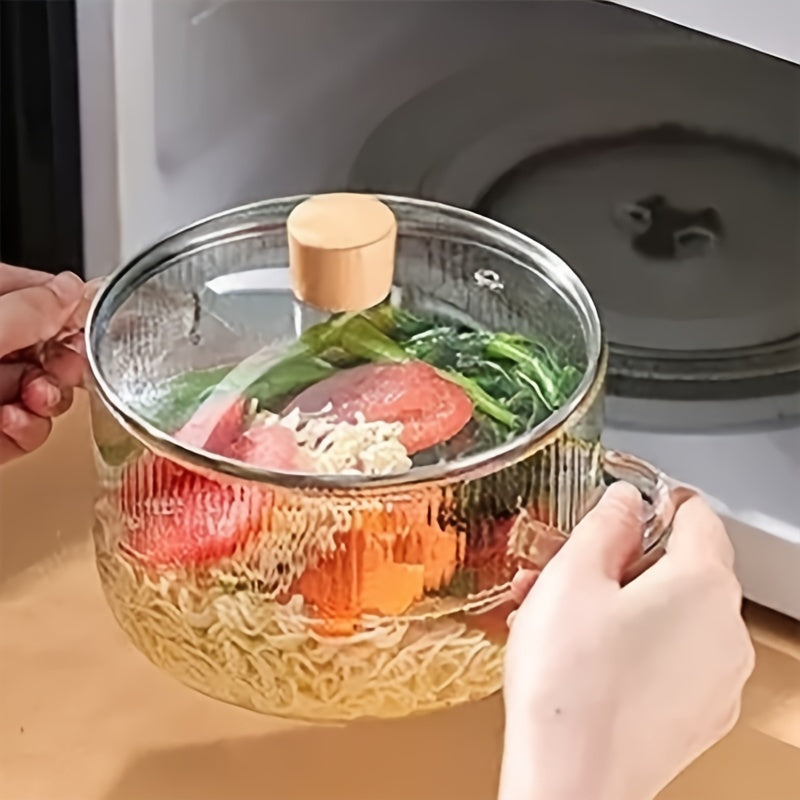 Shisha souspana, qopqog' bilan 1550ml, yuqori haroratga chidamli shaffof shisha, plita, mikroto'lqinli pech uchun xavfsiz