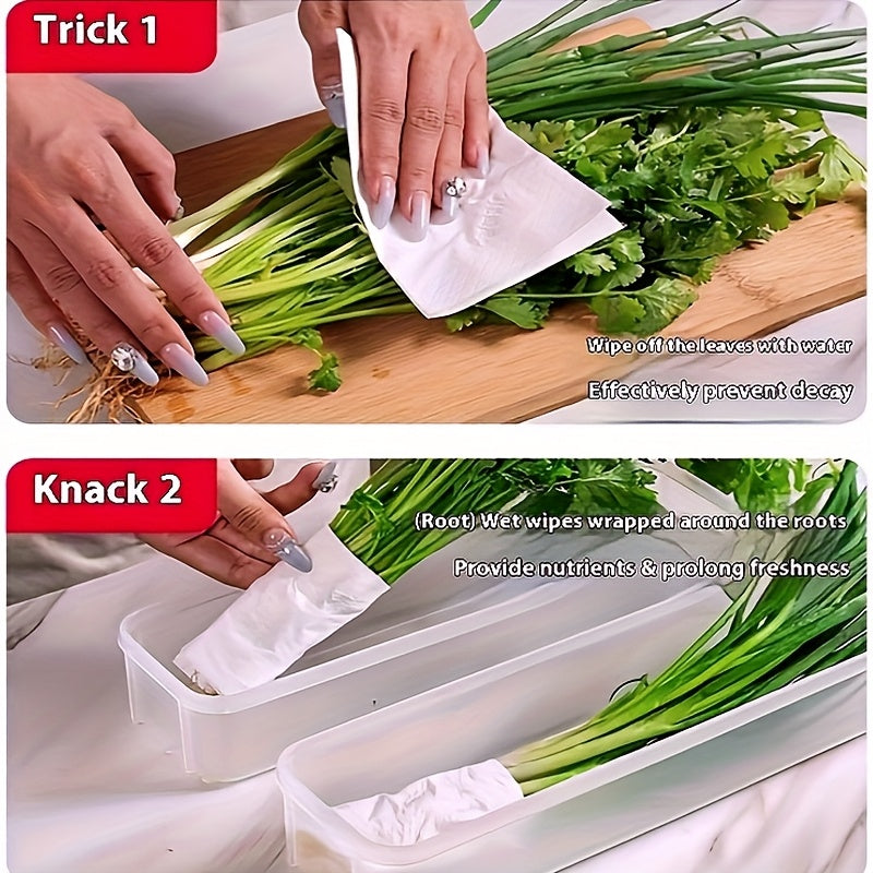 3/2 Pack Transparent Stackable Food Storage Containers for Refrigerator Plastic