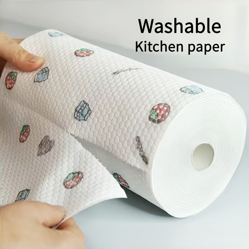 400-Sheet Disposable Kitchen Towels Reusable Dry Wet Oil-Resistant Cleaning