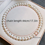 Freshwater Pearl Necklace for Women Elegant Jewelry Gift for Valentine Day