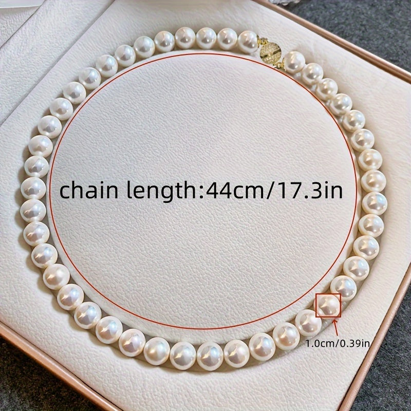 Freshwater Pearl Necklace for Women Elegant Jewelry Gift for Valentine Day