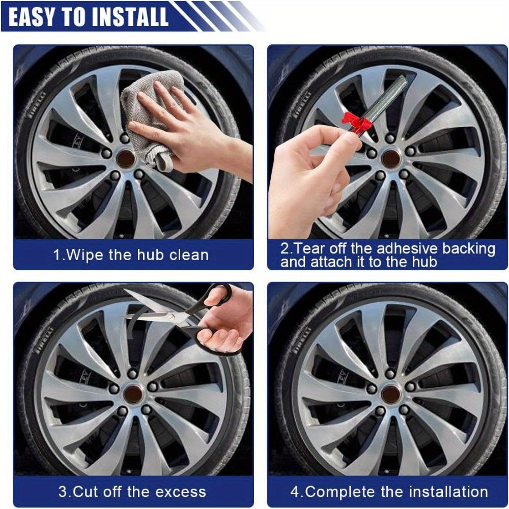 Universal Rubber Wheel Rim Edge Protector 8M Curb Rash Scratch Guard