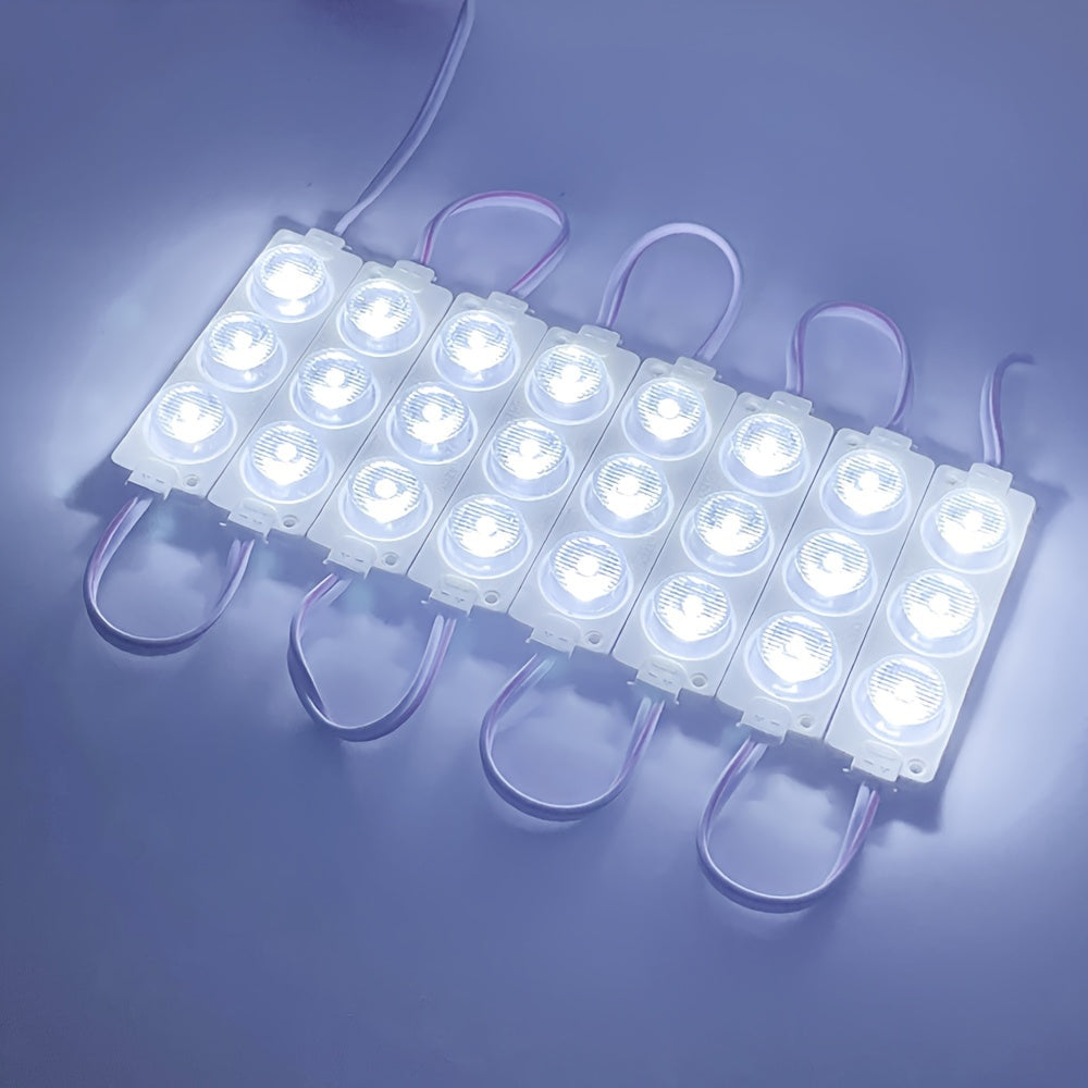 8 Pcs LED Round Module for Truck Car Side Warning Lights DC12V 24V