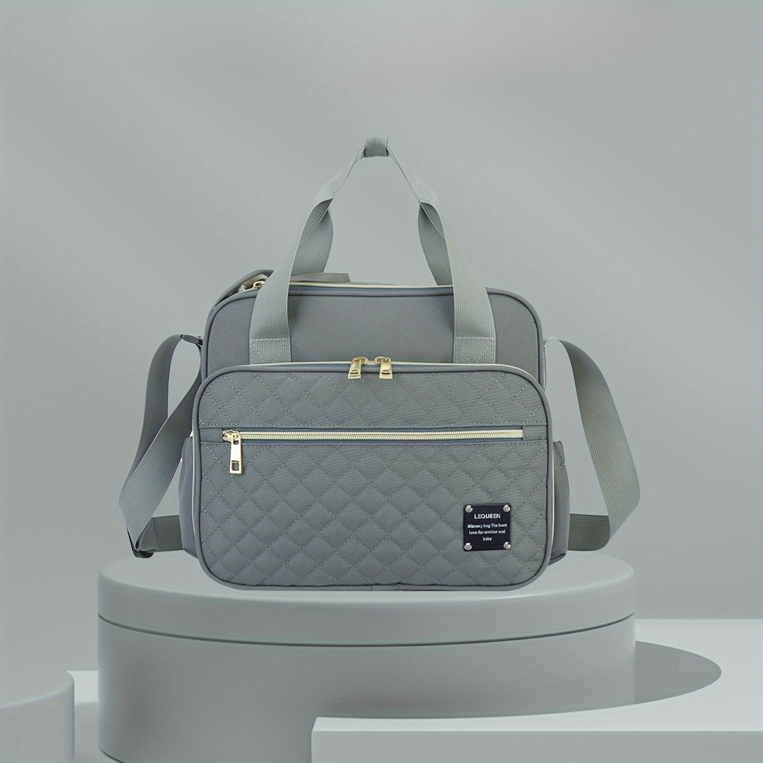 Bolsa de pañales de tela Oxford, impermeable, bandolera para padres, ideal para viajes y almacenamiento