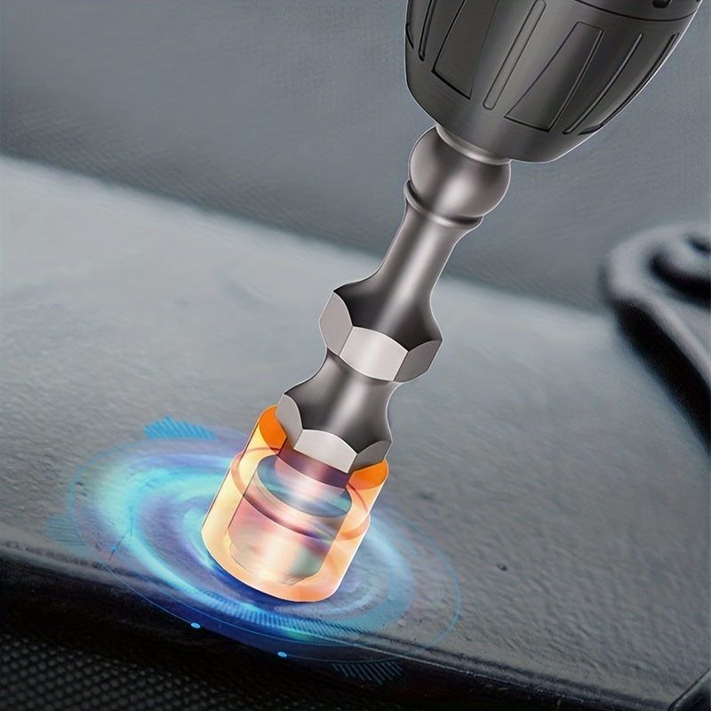 Juego de 5 piezas de puntas de destornillador Phillips PH2 magnéticas, de 1/4 de pulgada de hexágono, aleación S2