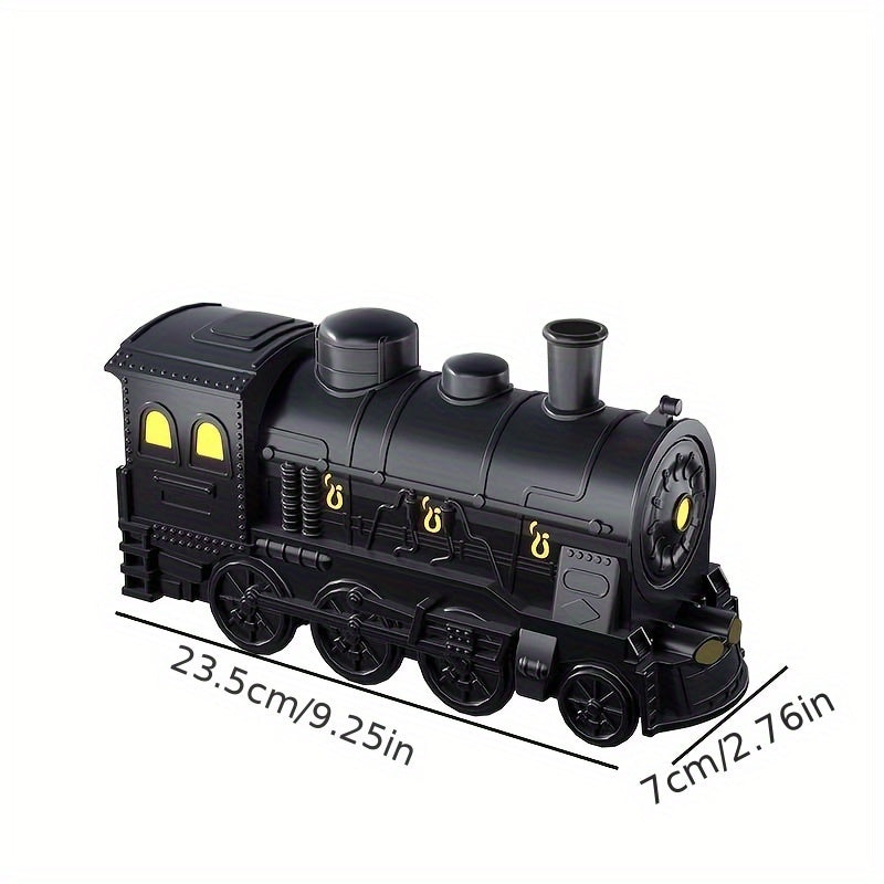 Vintage Steam Train Essential Oil Diffuser va Namlagich, chiroqlar bilan