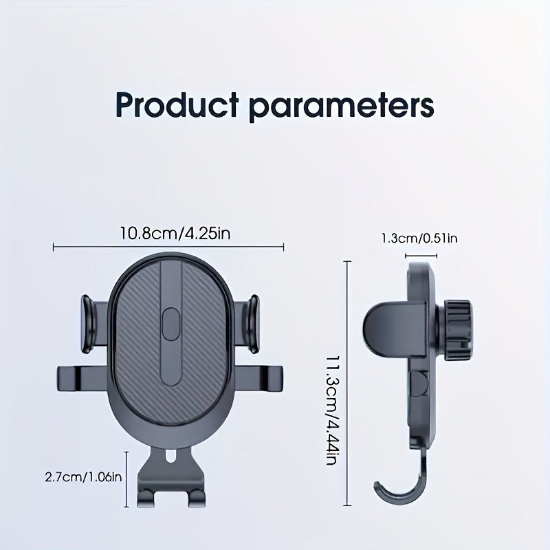 Soporte universal para teléfono de coche, soporte de gravedad para tablero, ajustable