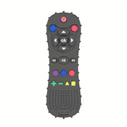 Baby Silicone Teething Toy for Gums BPA-Free Non-Toxic Durable for Infants 0-24 Months Black Blue Green