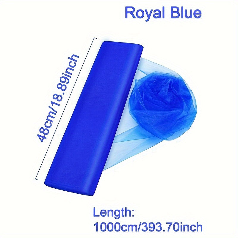 Vibrant Organza Tulle Sheer Backdrop Curtain 10m Colorful Swirl Patterns for Events