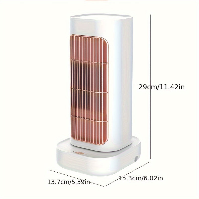 Portable Ceramic Space Heater 1300W with Oscillation Thermostat Safety