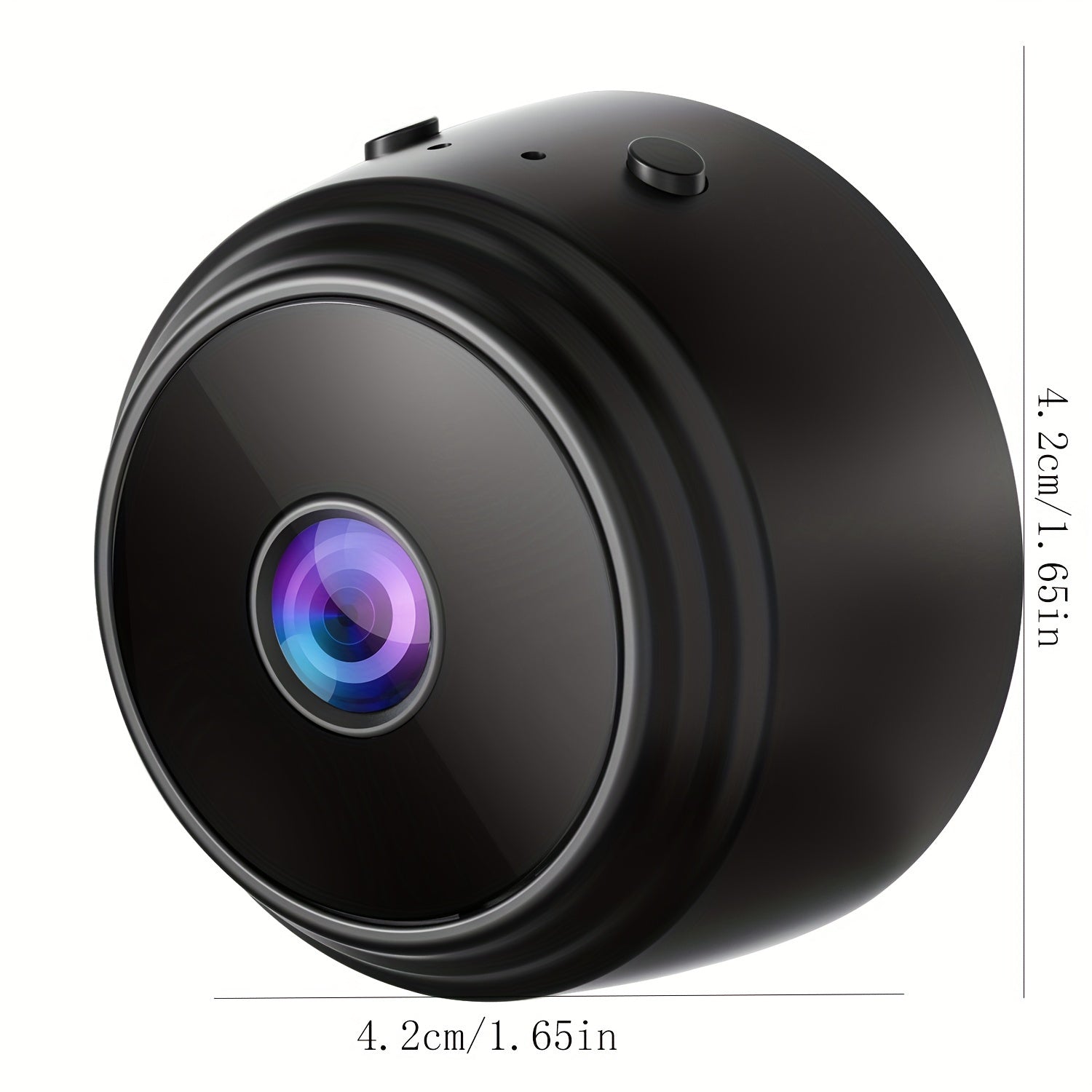 Mini Security Camera Indoor Outdoor Remote Viewing Mobile App Control USB Rechargeable Battery