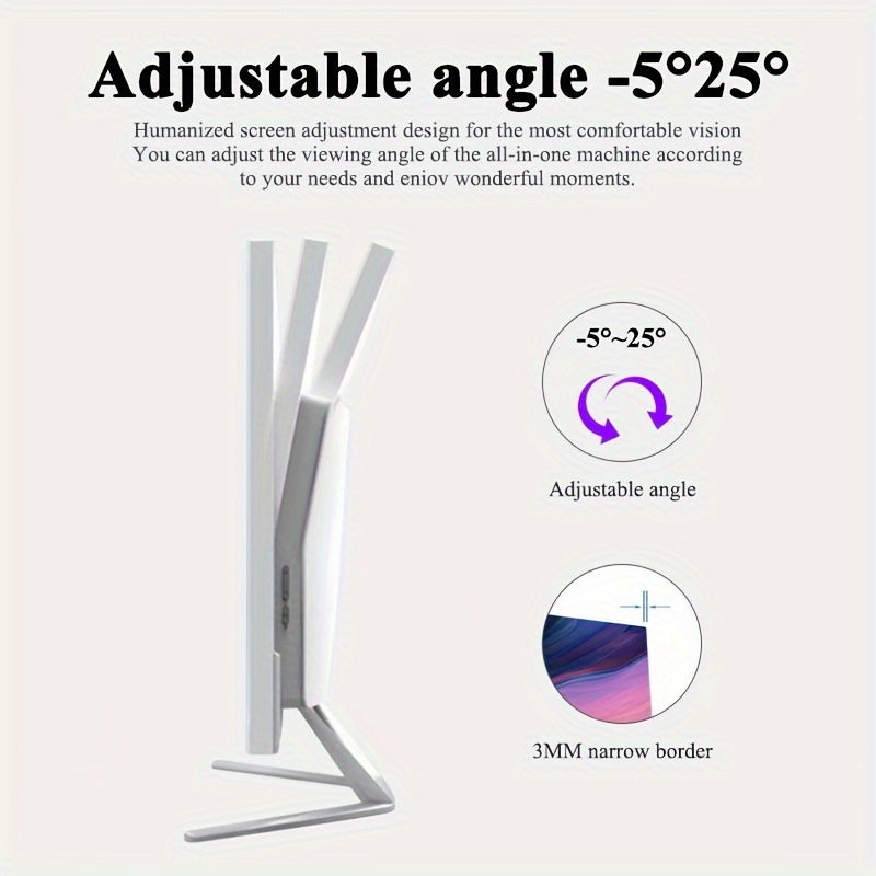 Ordenador todo en uno de 24 pulgadas con Intel Core i5-2320, 16GB de RAM, 256GB SSD, pantalla de 1920x1080