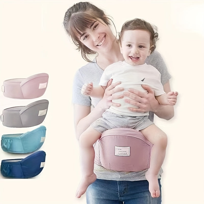 Adjustable Baby Carrier Waist Seat with Infant Hip Stool for Toddlers and Parents
