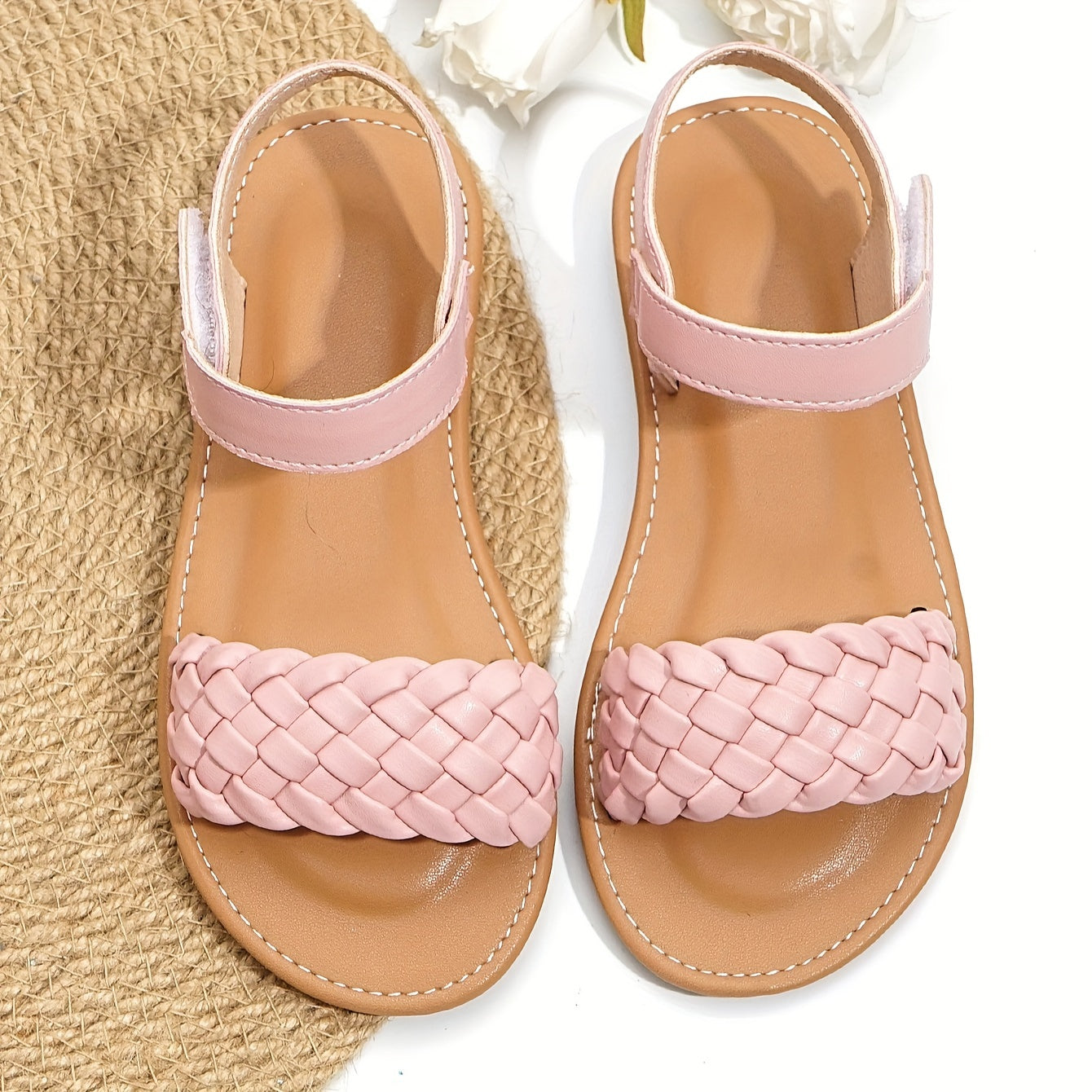 Girls' Breathable Sandals Summer Casual Princess Style Lightweight Easy Fastening