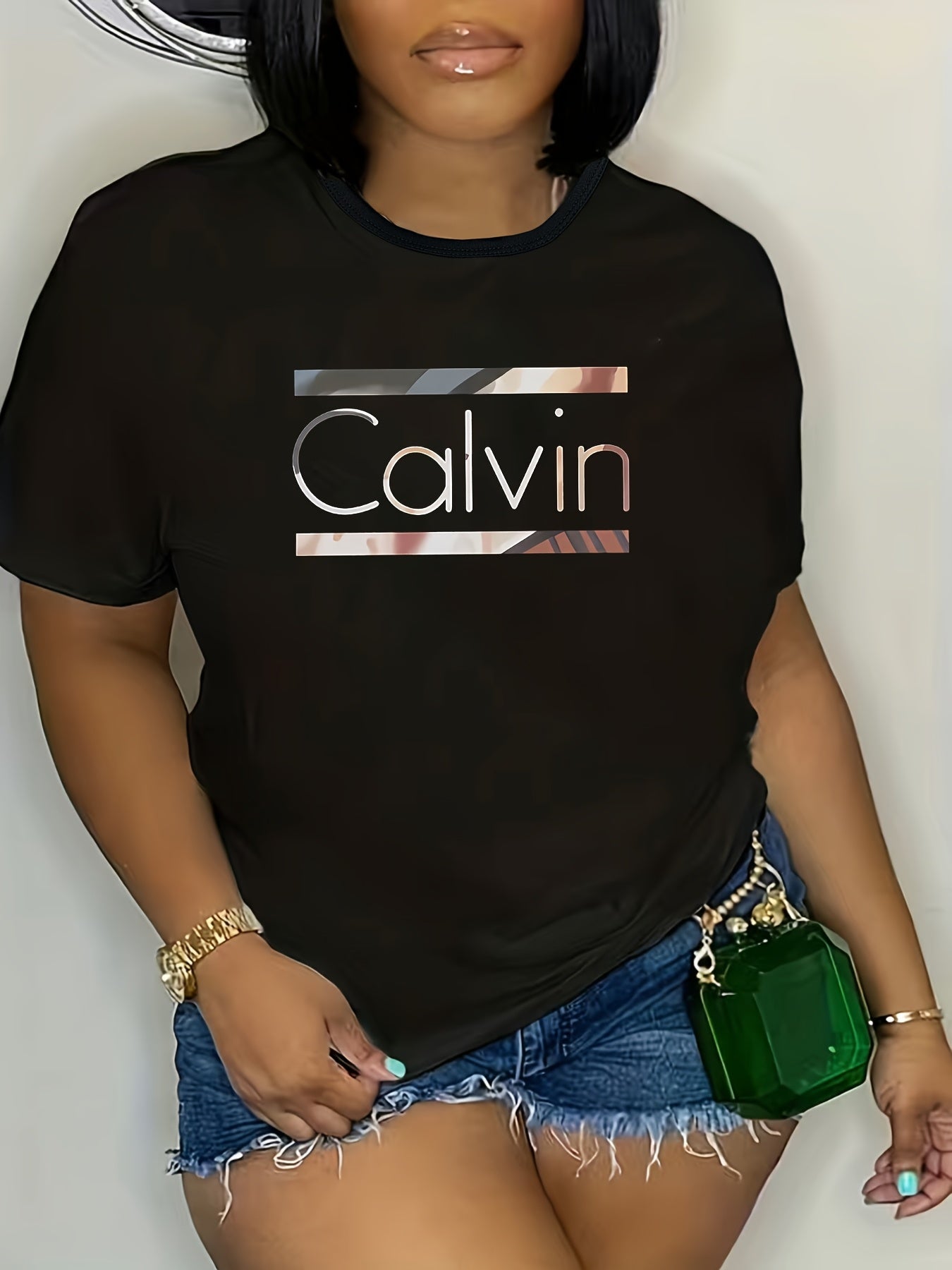 Plus Size Women's Short Sleeve T-Shirt Polyester Outdoor Sport All-Season Style