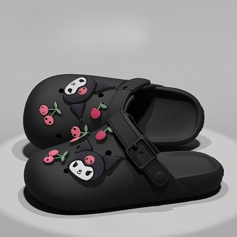 Women's Lightweight EVA Adjustable Sandals Brown Summer Indoor Outdoor Slippers