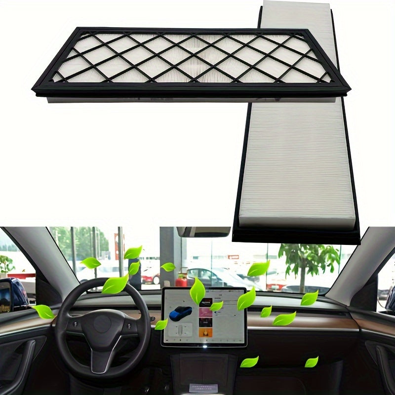 External HEPA Air Conditioning Filter for Model Y with Activated Charcoal