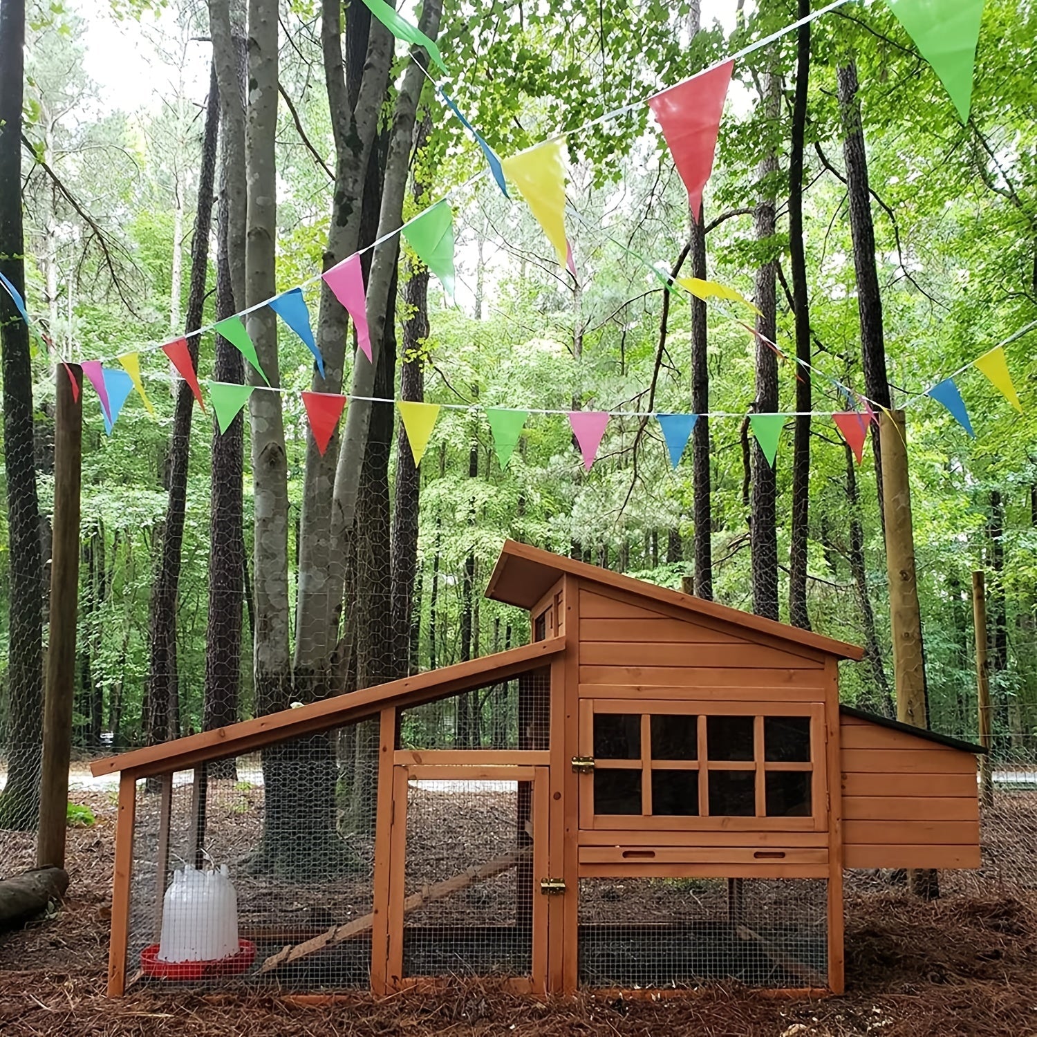 Rang-barang bayram bayrog'i banneri 260Ft bayramlar va do'kon dekoratsiyasi uchun