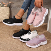 Ayollar uchun kundalik slip-on sport poyabzali, engil yugurish poyabzali, barcha mavsumlar uchun