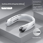 Bladeless Neck Fan Portable USB Rechargeable Handheld Hands-Free Cooling