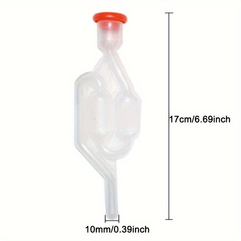 3 S-образные ферментационные воздушные замки для домашнего пивоварения и виноделия, изготовленные из прочного полипропилена с безопасными для пищи прокладками, идеально подходят для маринования и ферментации в банках Mason.