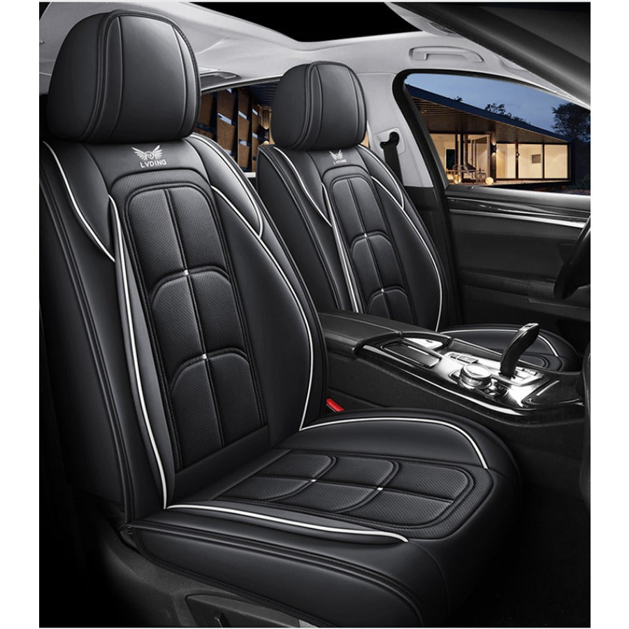 Car Seat Cover Full Set Anti-Wear Dirt-Resistant for Five-Seater Vehicles